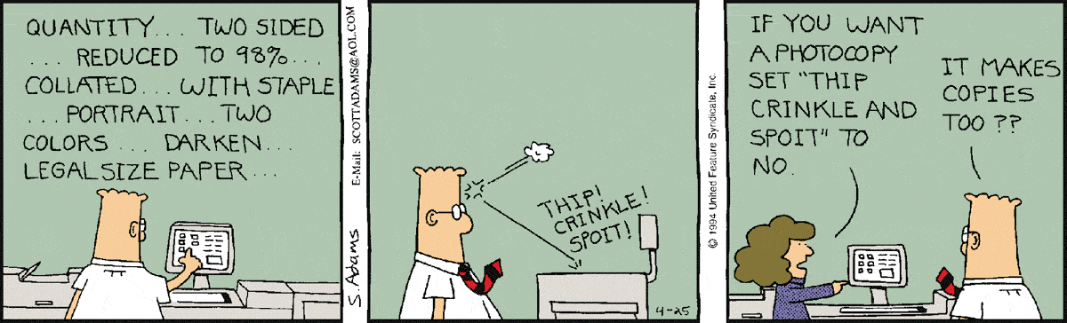 Dilbert Cartoon